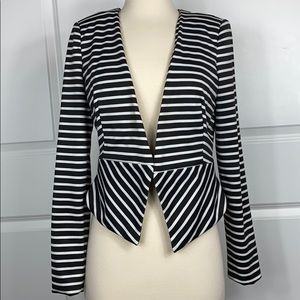 Aryn K stripped Tuxedo Blazer